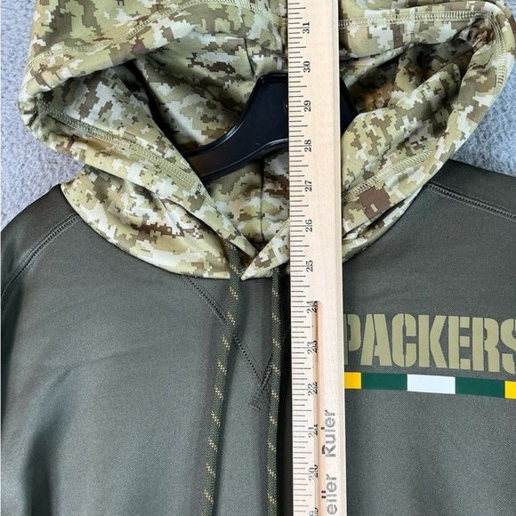 Nike Green Bay Packers Salute to Service Hoodie Sweatshirt 2017 NFL size Sp6 - Picture 8 of 15